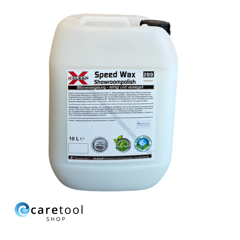 X-CLEAN Speed Wax - Reinigen ohne Wasser