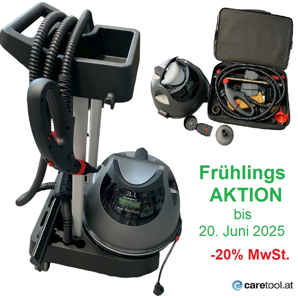 Trocken-Dampfreiniger SET, Profi-Star Plus