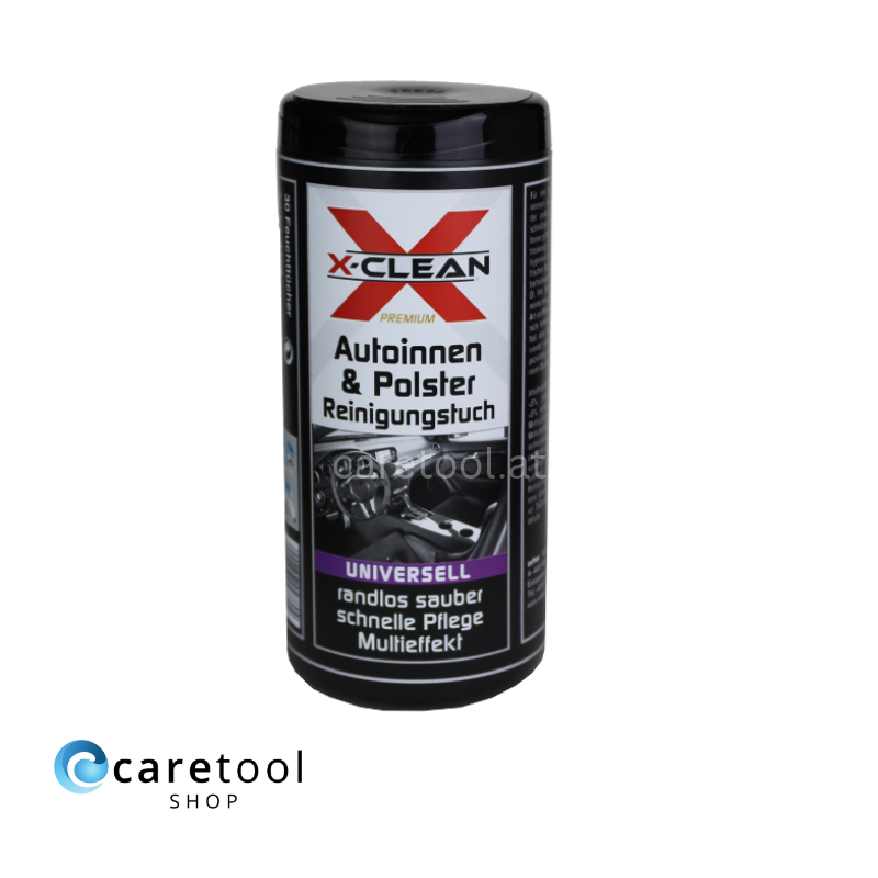 X-CLEAN Reinigungstücher Auto Innen+Polster 30Stk.