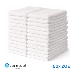 [ZOEw-50] ZOE 2-Seiten Ultra-Microfasertuch, weiß, 440 g/m²,VE 50 Stk.
