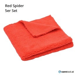 [615.300.372/R5] BLACK SPIDER 2-Seiten Microfasertuch, 5 Stk., coral