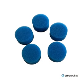 [Z08_blau] Polierpad Mini Nano 5Stk, Ø 27mm, blau, weich
